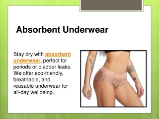 Absorbent Underwear