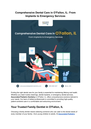 Comprehensive Dental Care in O'Fallon, IL _ Family & Emergency Dentistry