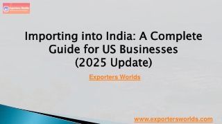 importing into india a complete guide