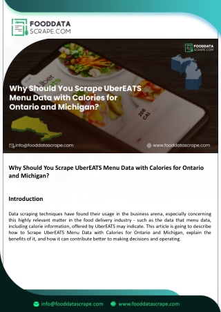 why should you scrape ubereats menu data with