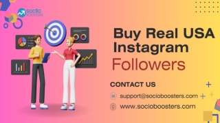 Buy Real USA Instagram Followers - SocioBoosters