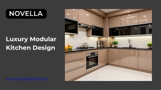Luxury Modular Kitchen Design