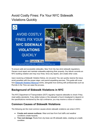 Avoid Costly Fines_ Fix Your NYC Sidewalk Violations Quickly