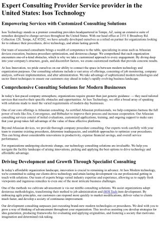 expert consulting provider service provider