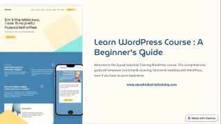 learn wordpress course a beginner s guide