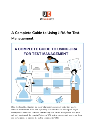 A Complete Guide to Using JIRA for Test Management