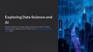 Exploring Data Science and AI