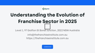 Understanding the Evolution of Franchise Sector in 2025