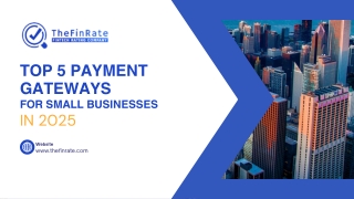 top 5 payment gateways for small businesses