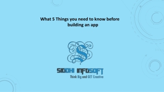 what 5 things you need to know before building
