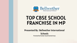 International School Franchise in India – Bellwether Schools