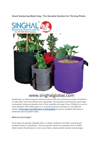 Grow Bags