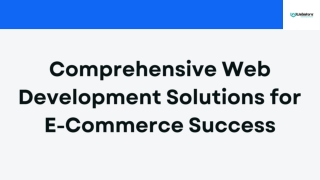 comprehensive web development solutions