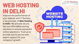Web hosting in Delhi