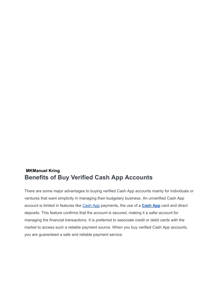 the ultimate guide to buy verified cash