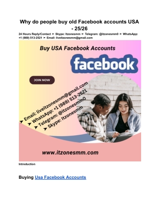 Why do people buy old Facebook accounts USA - 25_26