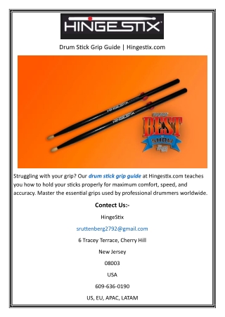 drum stick grip guide hingestix com
