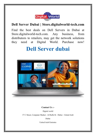 dell server dubai store digitalworld tech com