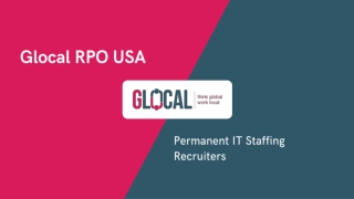 Permanent IT Staffing Recruiters in US - Glocal RPO