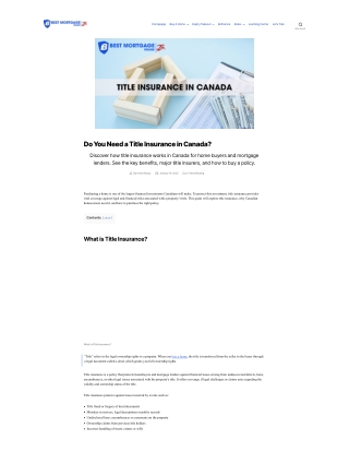 Protect Your Investment on Title Insurance