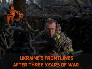 Ukraine's frontlines, after three years of war