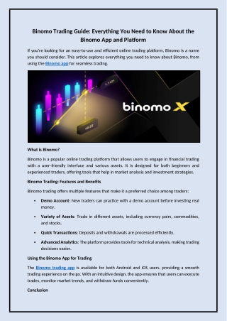 binomo trading guide everything you need to know