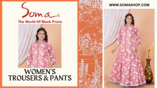 Elegant & Comfortable Women’s Trousers & Pants