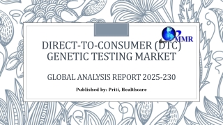 direct to consumer dtc genetic testing market