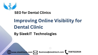 SEO for Dental Clinic-Sleek-IT-Technologies
