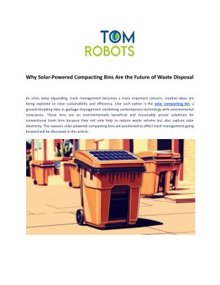 Why Solar-Powered Compacting Bins Are the Future of Waste Disposal.docx