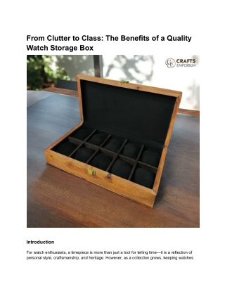 from clutter to class the benefits of a quality