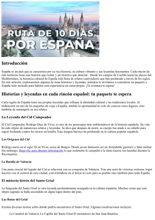 Historias y leyendas en cada rincón español: tu paquete te espera