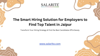the smart hiring solution for employers to find