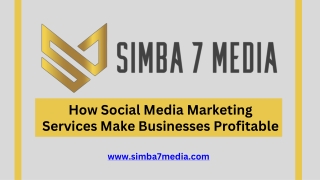 how social media marketing services make