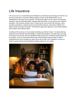 Life Insurance