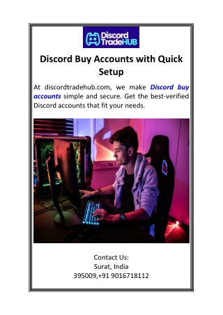 discord buy accounts with quick setup