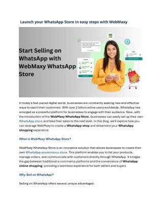 WhatApp Store