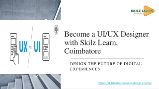 Become a UI/UX Designer with Skilz Learn