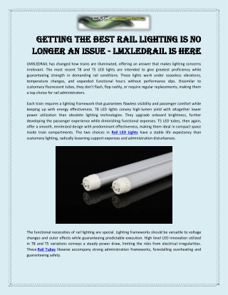 getting the best rail lighting is no getting