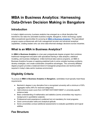 MBA in Business Analytics_ Harnessing Data-Driven Decision Making in Bangalore (1)