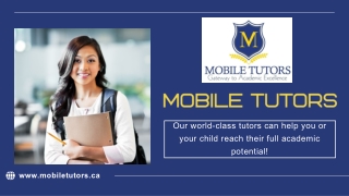 mobile tutors