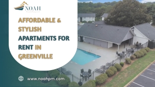 Affordable & Stylish Apartments for Rent in Greenville