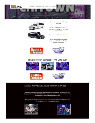 Chicago Party Bus - Luxury & Fun on Wheels