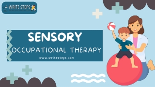 Sensory Occupational Therapy