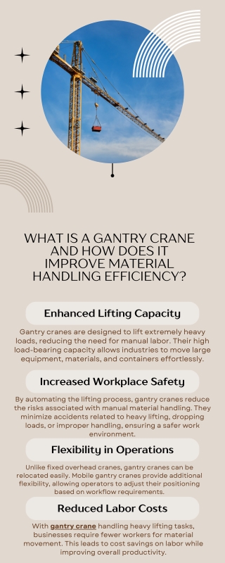 what is a gantry crane and how does it improve