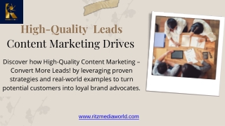high quality leads