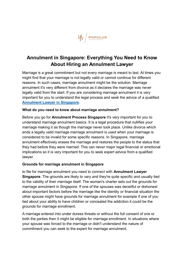 annulment in singapore everything you need