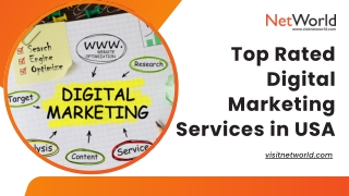 Top Rated Digital Marketing Services in USA