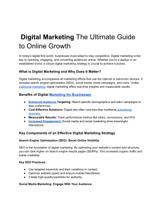 article Digital Marketing_ The Ultimate Guide to Online Growth