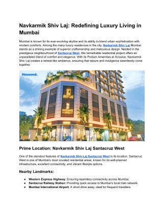 Navkarmik Shiv Laj: Elegance Meets Comfort